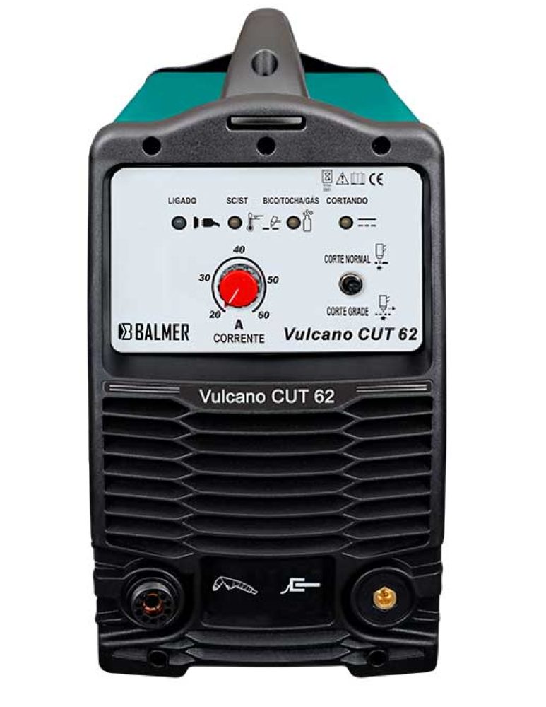 Máquina Inversora Plasma Vulcano Cut 62 - 220V Trif C/Tocha - 2