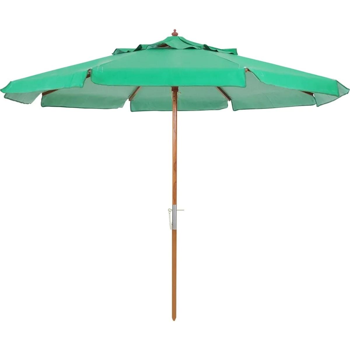 Ombrellone Madeira Cobertura PVC 2,40 metros Verde Bel Lazer - 1