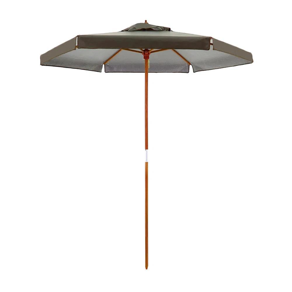 Ombrellone Madeira Cobertura Pvc 2,00 M Marrom Bel Lazer - 1