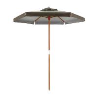 Ombrellone Madeira Cobertura Pvc 2,00 M Marrom Bel Lazer - 1