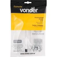 Porca Borboleta Zincada 3/16'' com 5 peças Vonder - 2