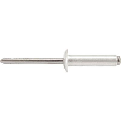 Rebite Repuxo De Alumínio 4,8x8,0mm Mandril Aço Com 50 Peças