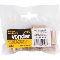 Rebite Aço Carbono M10 Rebite Manual Rosca Pacote 10 Vonder - 2
