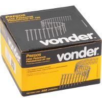 Prego Liso 64 mm Carretel com 300 peças para PP 700 Vonder - 1