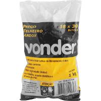 Prego telheiro 18x30 ardox galvanizado com 1,0 kg- Vonder - 3