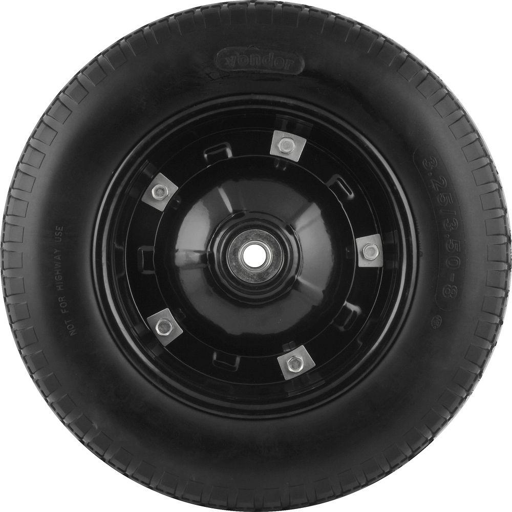 Roda Completa com Pneu Maciço Furo de 5/8" Vonder - 2