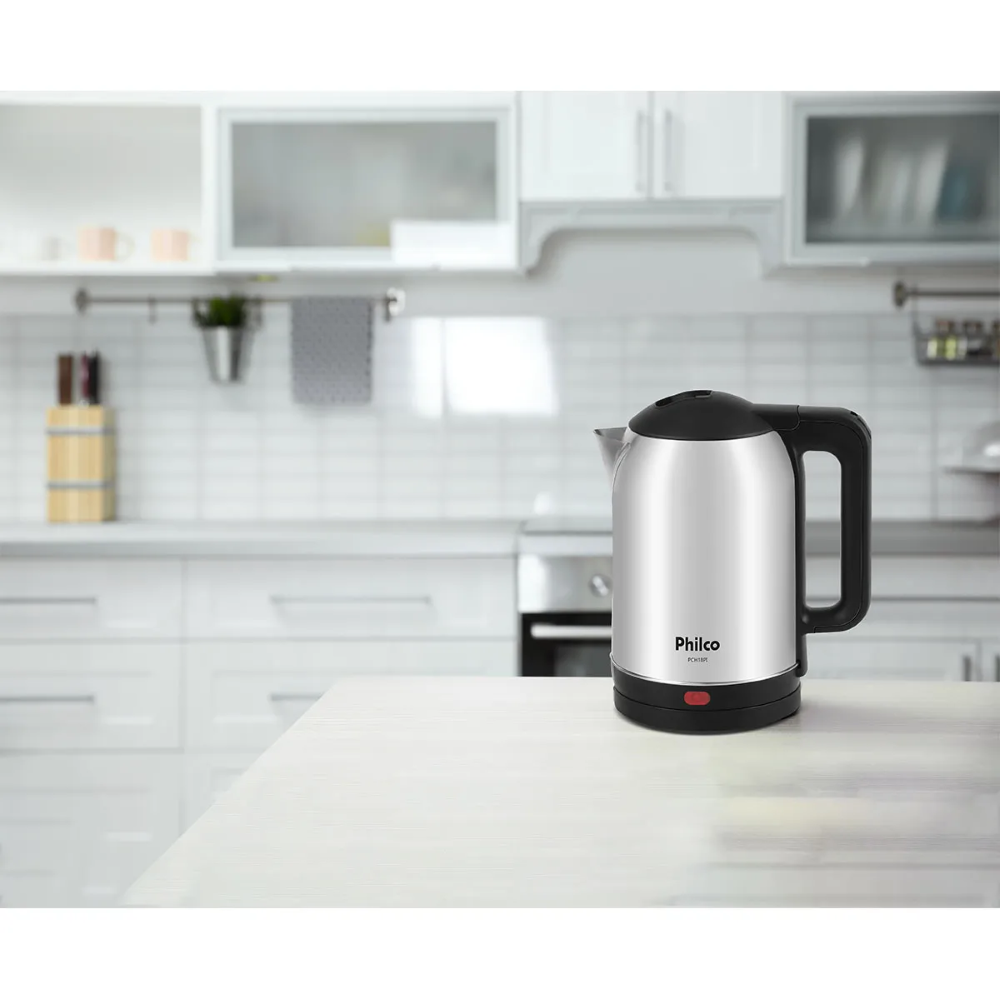 Chaleira Elétrica PCH18PI Philco Capacidade 2 Litros Jarra em Inox Desligamento Automático 220V - 7