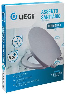Assento Sanitário Termofixa Soft Close Branco Liege