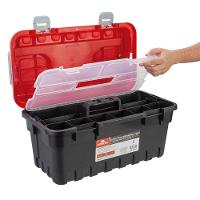 Caixa Plástica Para Ferramentas 21'' Com Bandeja Worker - 7