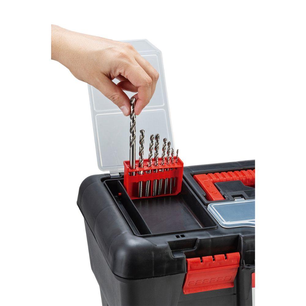 Caixa Plástica Para Ferramentas 19'' Com Bandeja Worker - 3