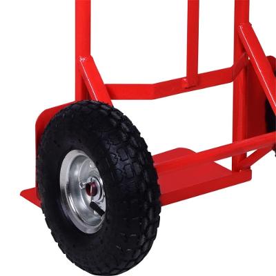 Carrinho Para Carga 200Kg Metálico Pneu Câmara Worker