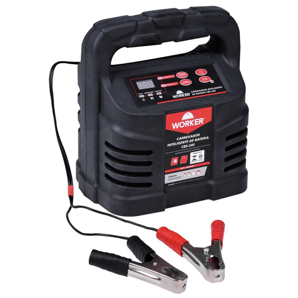 Carregador Inteligente De Bateria 6-240Ah 12V 127V CBS-240 Worker - 4