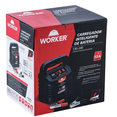 Carregador Inteligente De Bateria 6-240Ah 12V 127V CBS-240 Worker