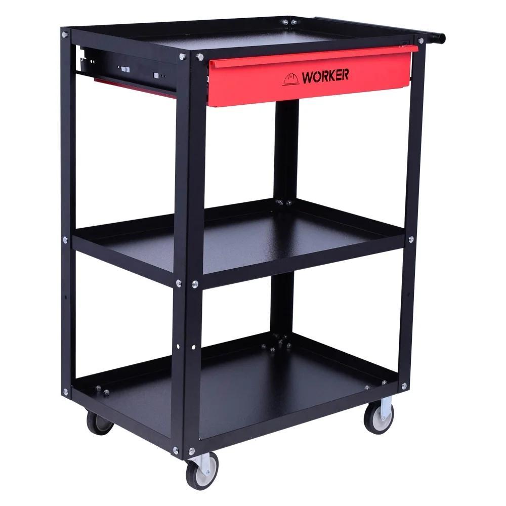 Carro Para Ferramentas Desmontável Com 3 Bandejas e 1 Gaveta Worker - 4