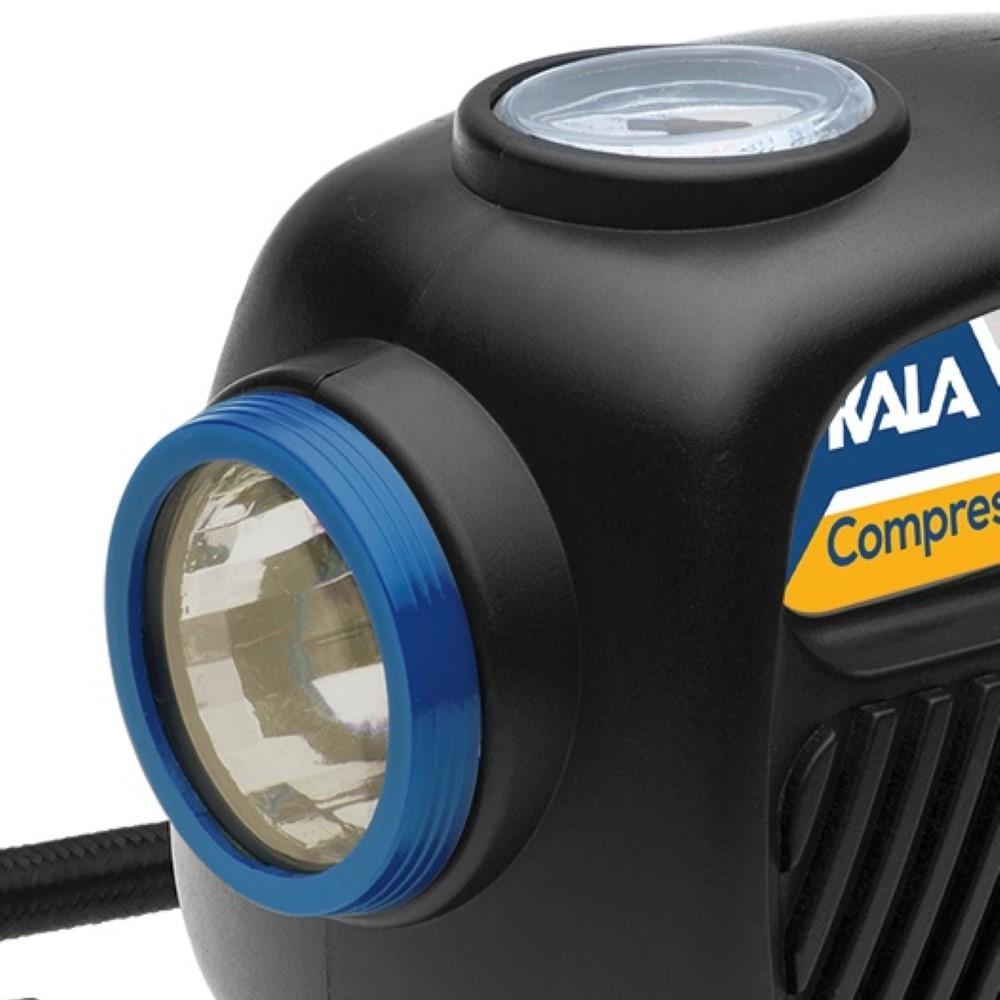 Compressor De Ar Automotivo 35W 12V 3 Em 1 Lanterna Kala - 3