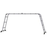 Escada Alumínio Multifunção 3x4 12 Degraus 8 Em 1 Worker - 3