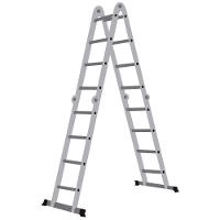 Escada Alumínio Multifunção 3x4 12 Degraus 8 Em 1 Worker - 6