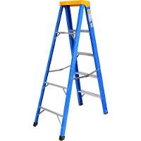 Escada Em Fibra Com 5 Degraus Capacidade 120Kg Worker - 2