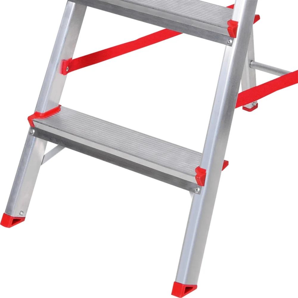 Escada doméstica em alumínio 4 degraus Worker - 3