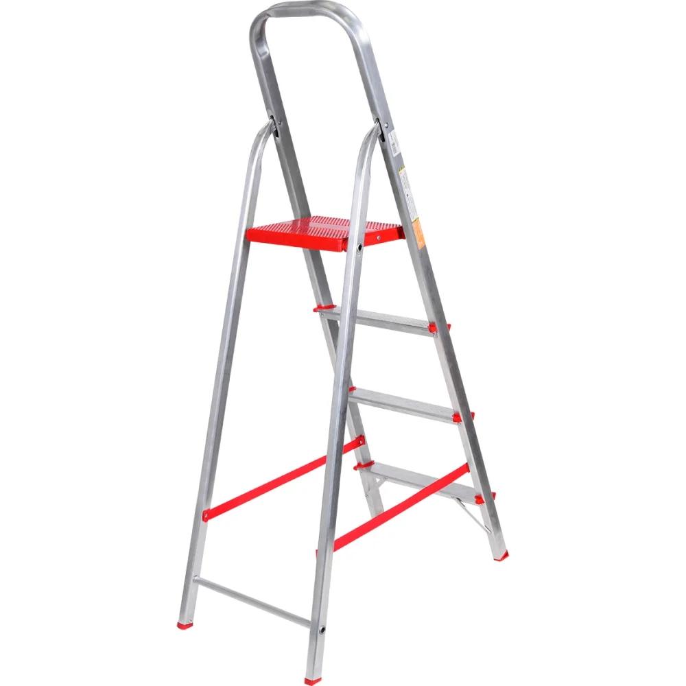 Escada doméstica em alumínio 4 degraus Worker - 5
