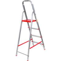 Escada doméstica em alumínio 4 degraus Worker - 5