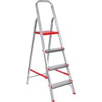 Escada doméstica em alumínio 4 degraus Worker - 6