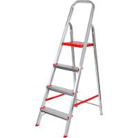 Escada doméstica em alumínio 4 degraus Worker - 7