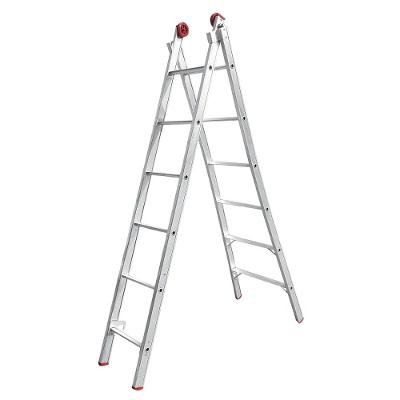 Escada dupla extensiva em alumínio 8 degraus capacidade 120kg Worker