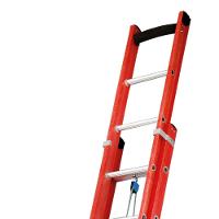 Escada Extensiva Em Fibra 14/24 Degraus Capacidade 110Kg Worker - 3