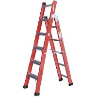 Escada Americana Multiuso Em Fibra 6/10 Degraus Capacidade 110Kg Worker - 1