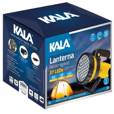 Lanterna LED Recarregável 37 Leds Bivolt Kala