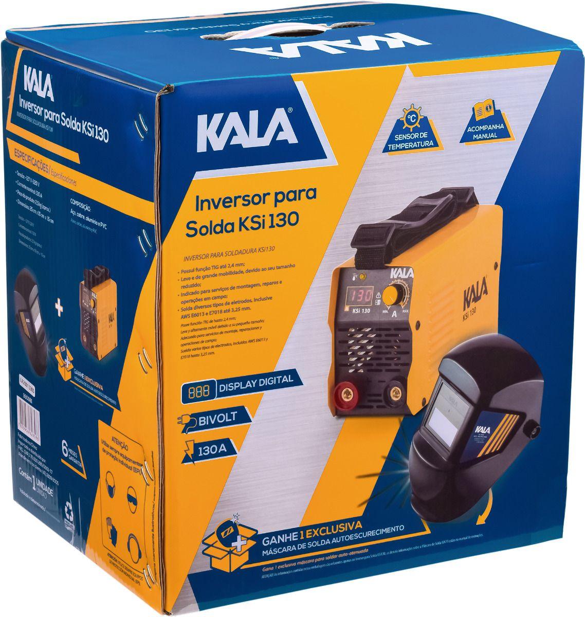 Kit Inversor Solda Com Mascara Bivolt Kala - 6
