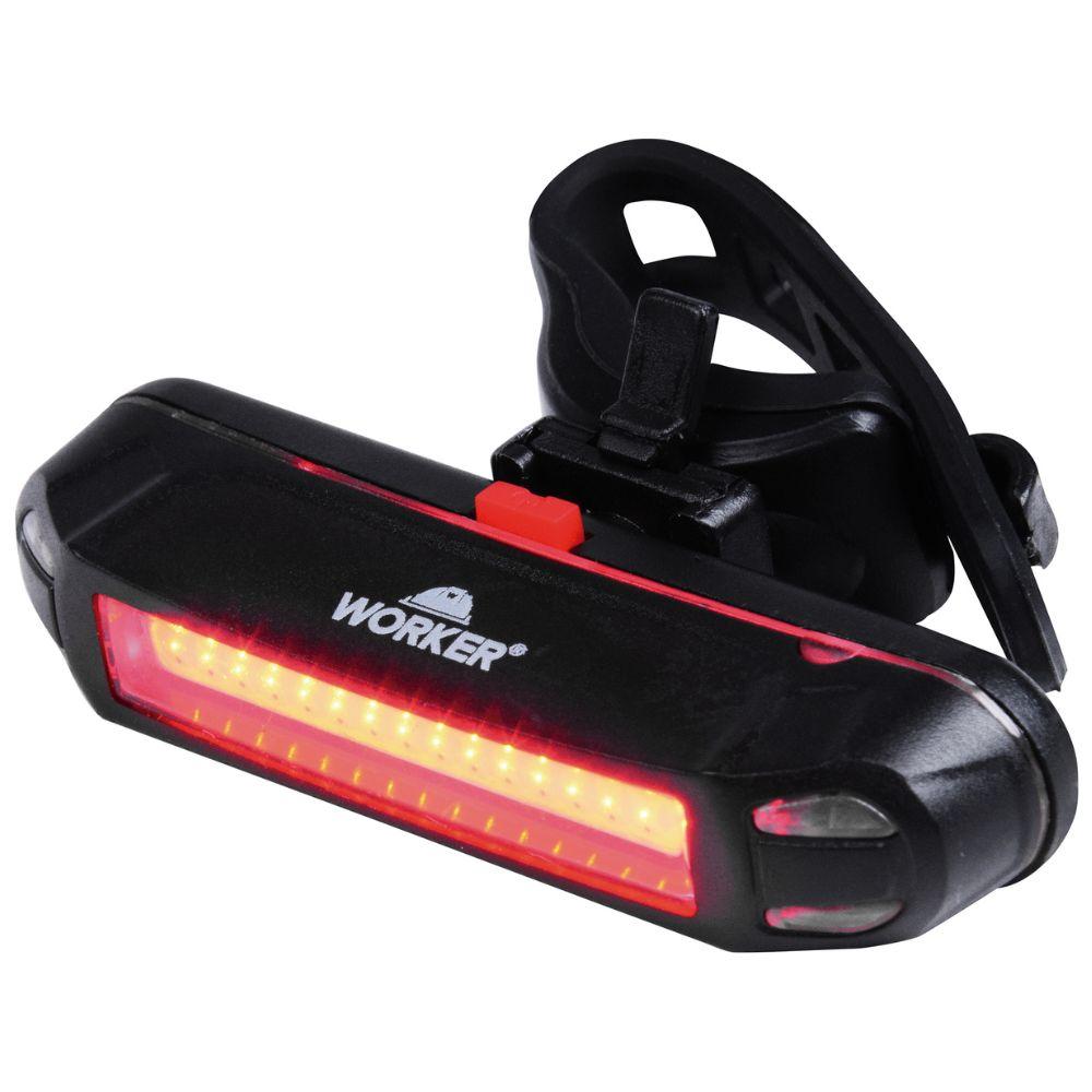 Lanterna LED Traseira Para Bicicleta Usb Worker - 2