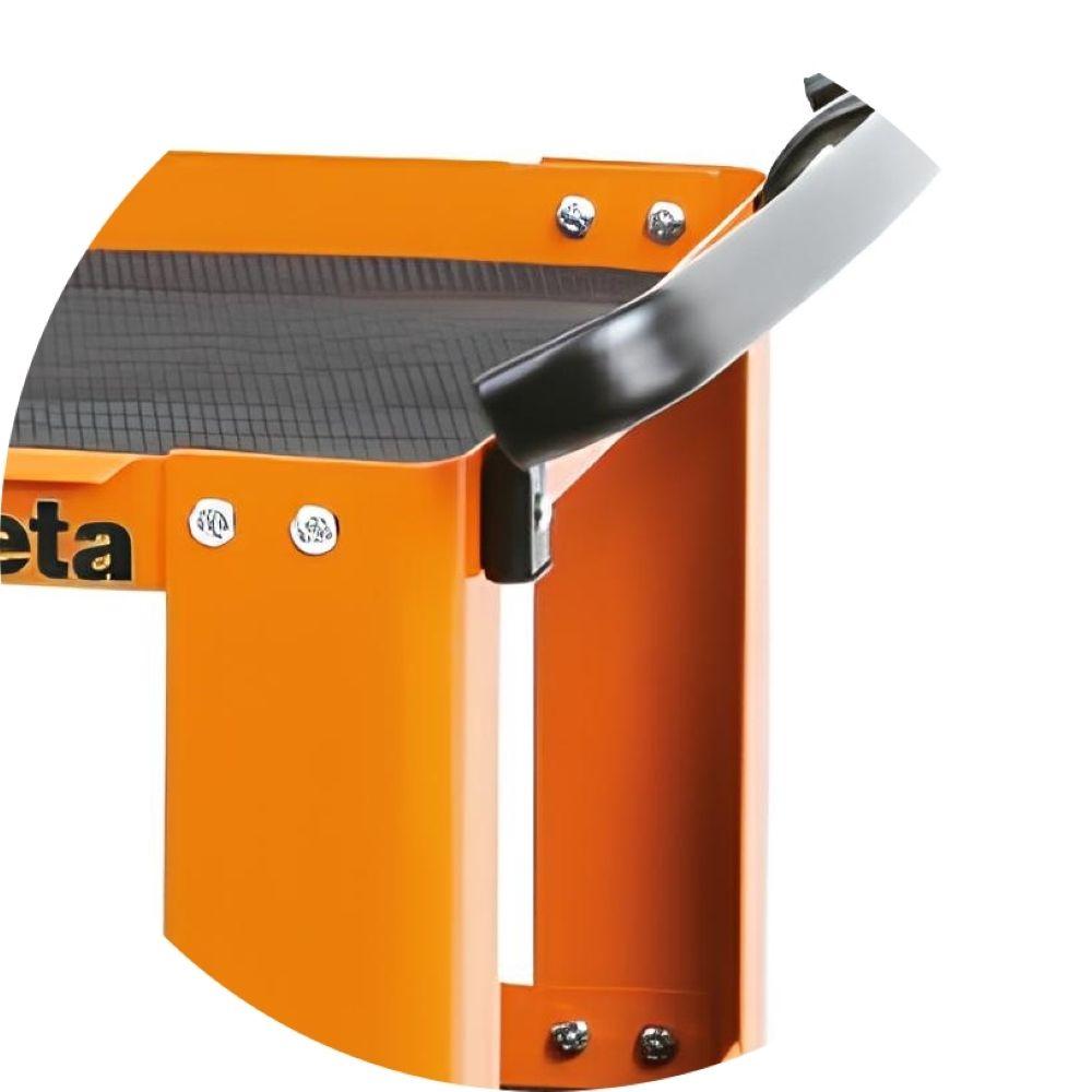 Carrinho de Ferramentas Tipo Bandeja 200KG Laranja com 3 Prateleiras C51 O Beta - 5