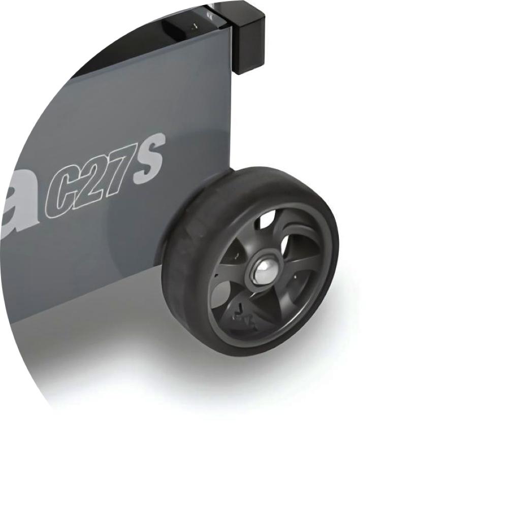 Carrinho de Ferramentas Tipo Trolley Rebatível 2 Gavetas com 6 Tabuleiros Cinza C27S-G Beta - 7