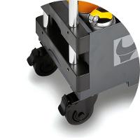 Carrinho de Ferramentas Tipo Trolley Rebatível 2 Gavetas com 6 Tabuleiros Cinza C27S-G Beta - 8