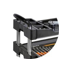 Carrinho de Ferramentas Tipo Trolley Rebatível 2 Gavetas com 6 Tabuleiros Cinza C27S-G Beta - 9