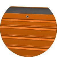 Carrinho de Ferramentas 400KG Laranja 6 Gavetas com Guias Telescópicas C04-BOX-O Beta - 5