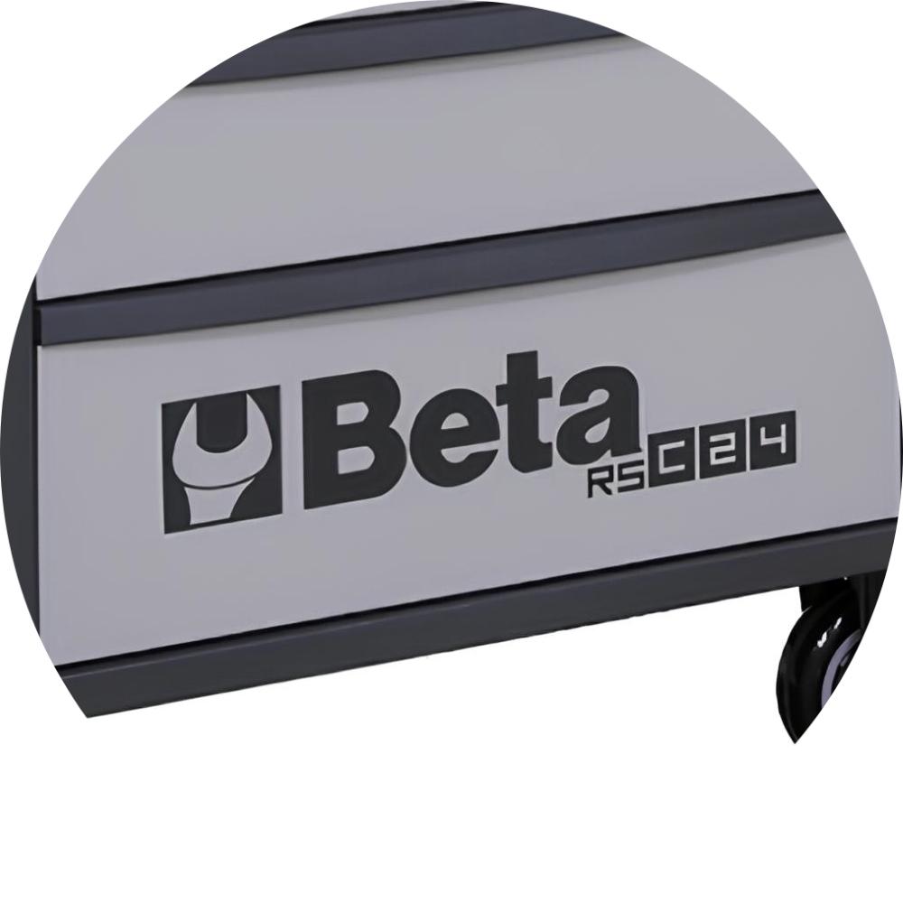 Carrinho para Ferramentas 800KG Laranja e Cinza 7 Gavetas Tampo de Madeira Fechadura RSC24/7-G Beta - 3