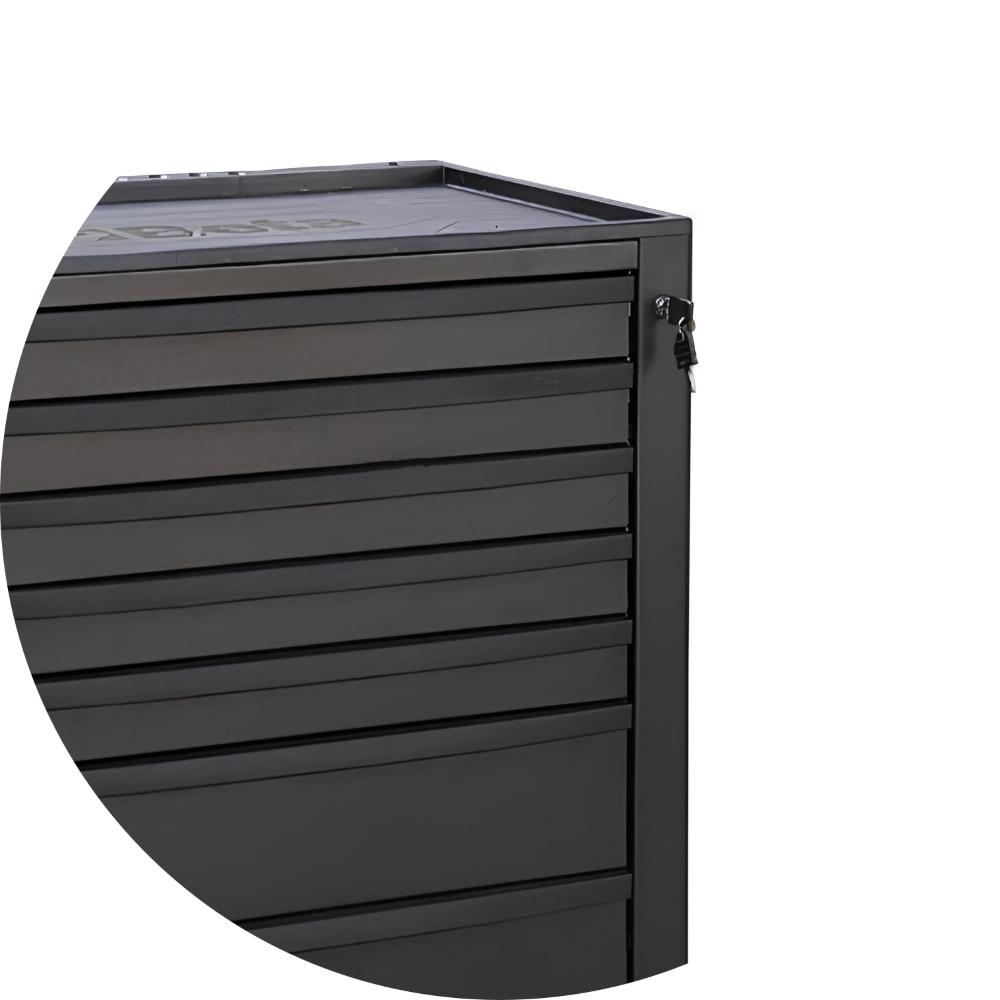 Carrinho para Ferramentas 800KG Preto 7 Gavetas Tampo de Madeira Fechadura RSC24/7-N Beta - 7