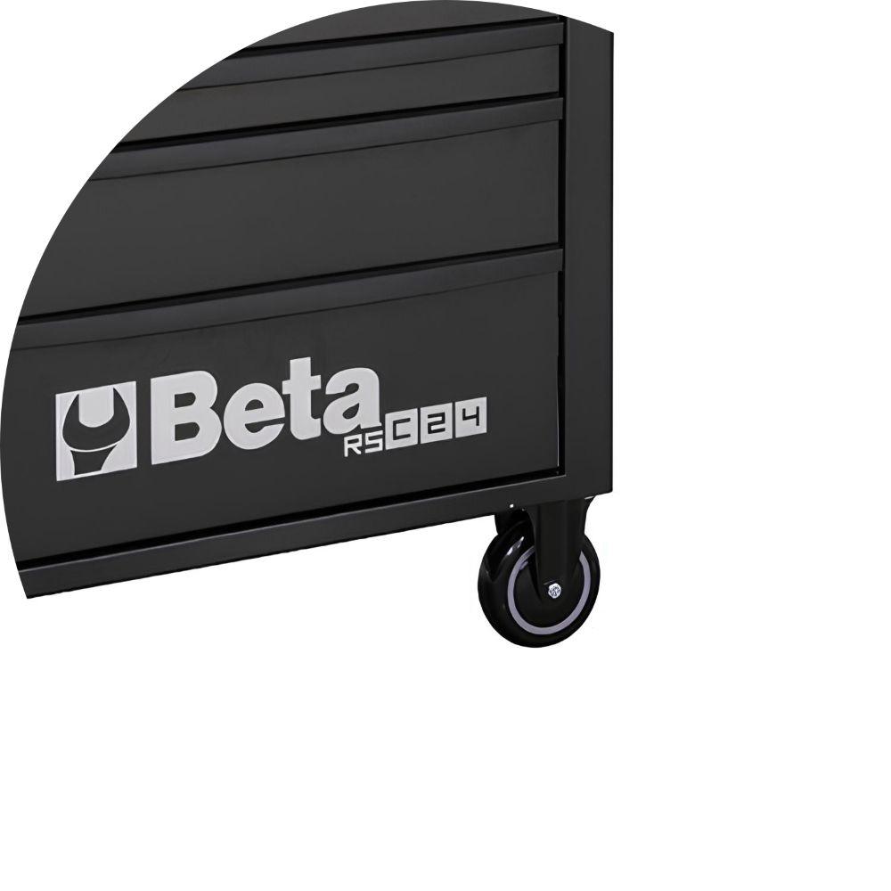 Carrinho para Ferramentas 800KG Preto 7 Gavetas Tampo de Madeira Fechadura RSC24/7-N Beta - 9