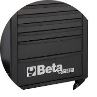 Carrinho para Ferramentas 800KG Preto 7 Gavetas Tampo de Madeira Fechadura RSC24/7-N Beta - 6