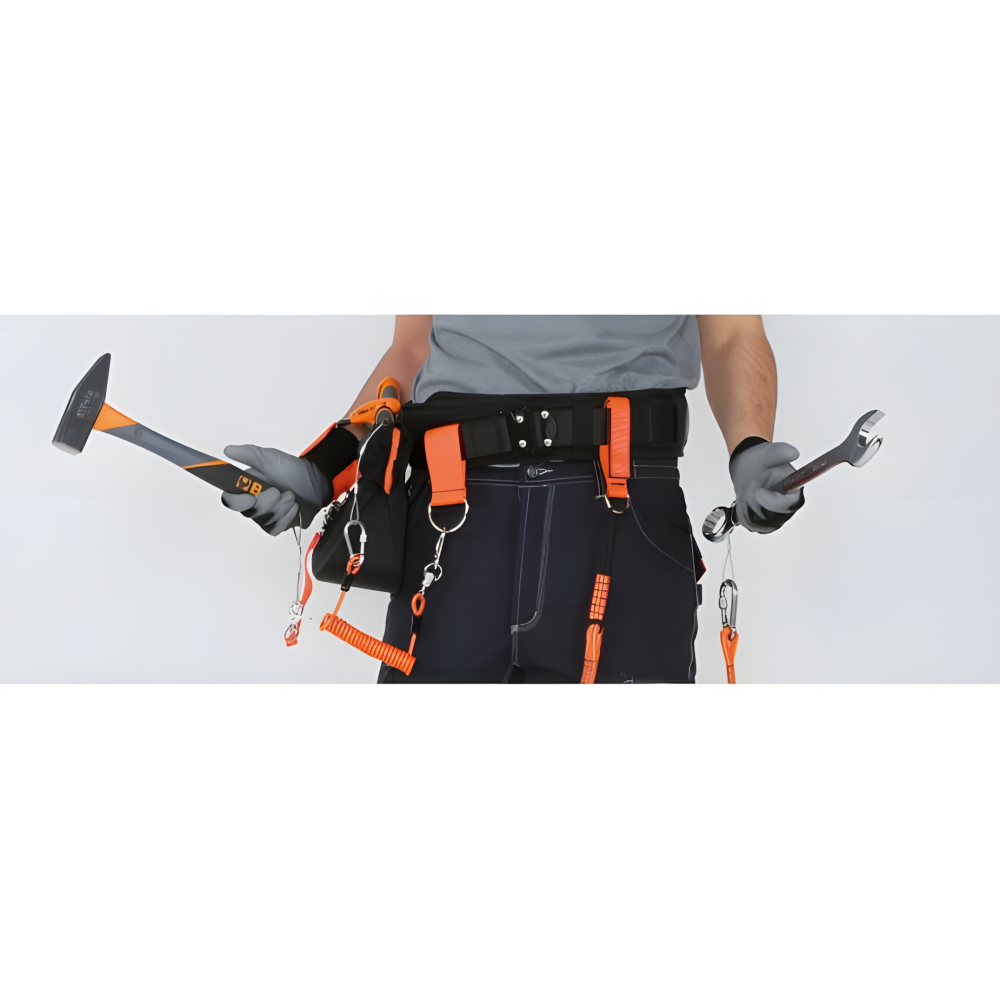Cinto de Segurança com Fecho de Metal Duplo para Conectar Ferramentas H-Safe 8871 100 Beta - 2