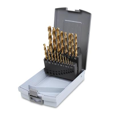 Jogo com 49 Brocas Helicoidais Cilíndricas em HSS-TIN Curtas 414/SP49 Beta