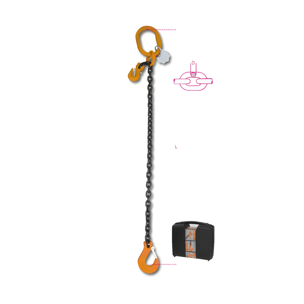 Linga p/ Elevação Ganchos Grau 8 8096 D8-4 Beta - 1