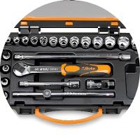 Jogo de Soquetes Sextavados com Catraca e Acessórios em Estojo Metálico 910B/C29 Beta