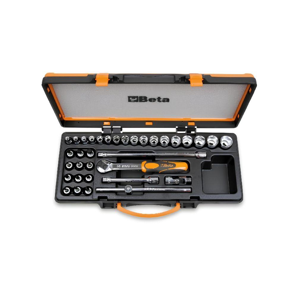 Jogo de Soquetes Sextavados com Catraca e Acessórios em Estojo Metálico 910A/C29 Beta - 2