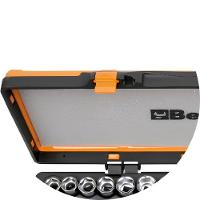 Jogo de Soquetes Sextavados 1/2'' com Catraca Acessórios em Estojo Metálico 920A/C20Q