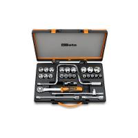 Jogo de Soquetes Estriados 1/2'' com Acessórios Catraca Chave Manivela 920B/C21 Beta - 2