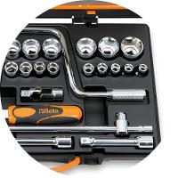 Jogo de Soquetes Estriados 1/2'' com Acessórios Catraca Chave Manivela 920B/C21X Beta - 5